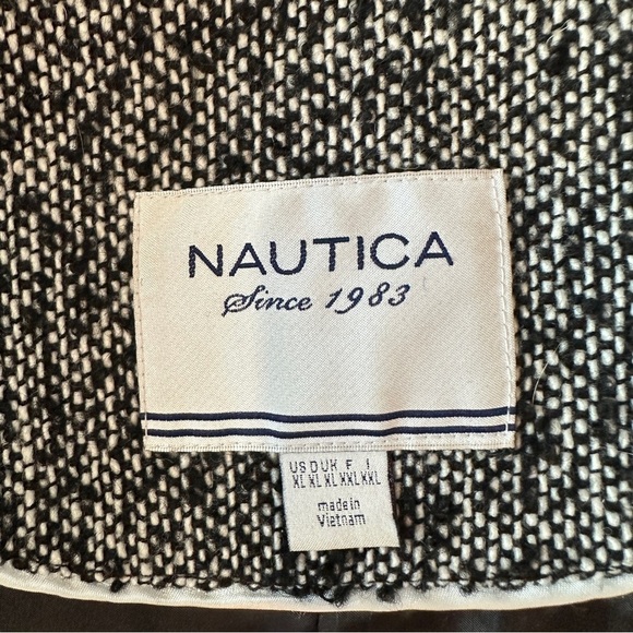 Nautica Black & Gray Tweed Jacket - Picture 14 of 15